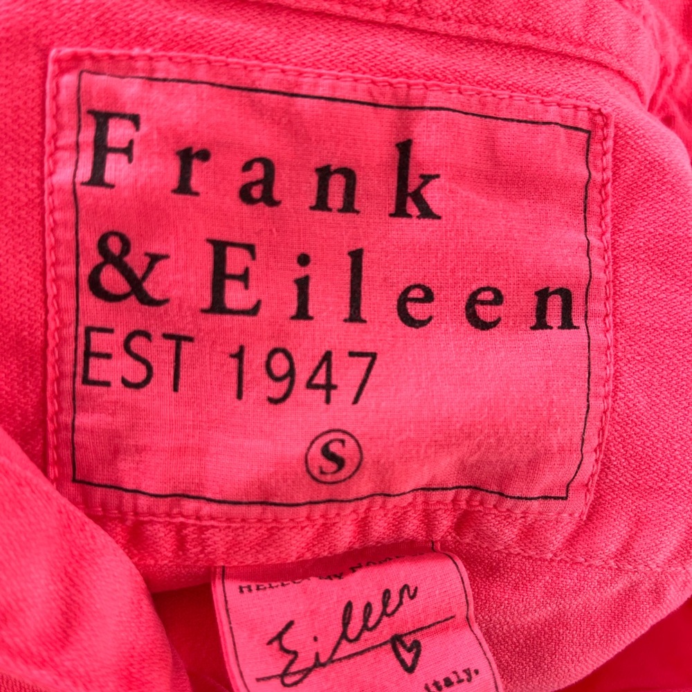Frank & Eileen ‘Eileen’ bright pink button down - Picture 5 of 5